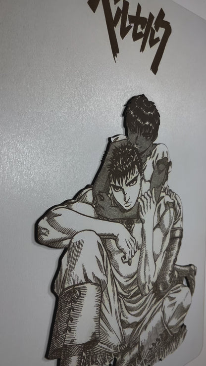 video du poster BERSERK Guts et Casca