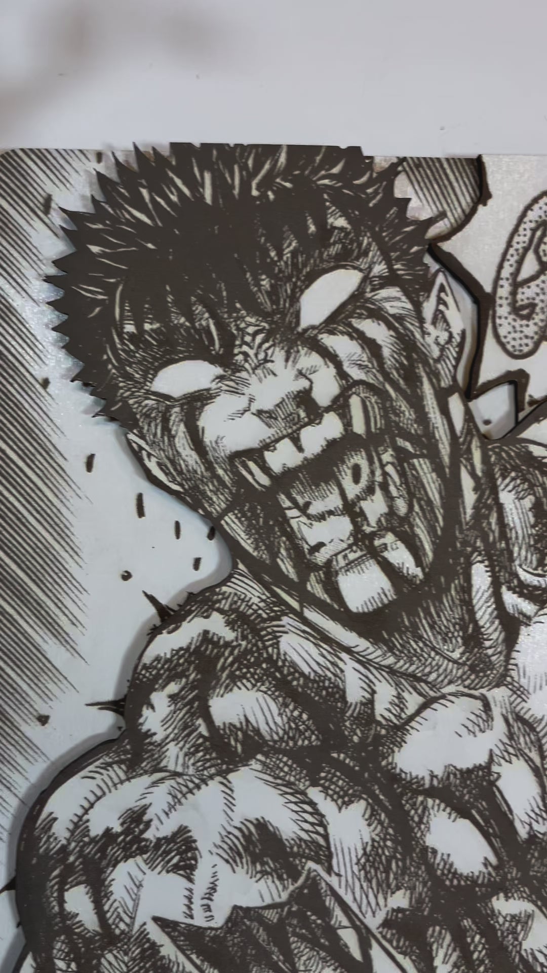 vidéo Poster BERSERK Guts enragé