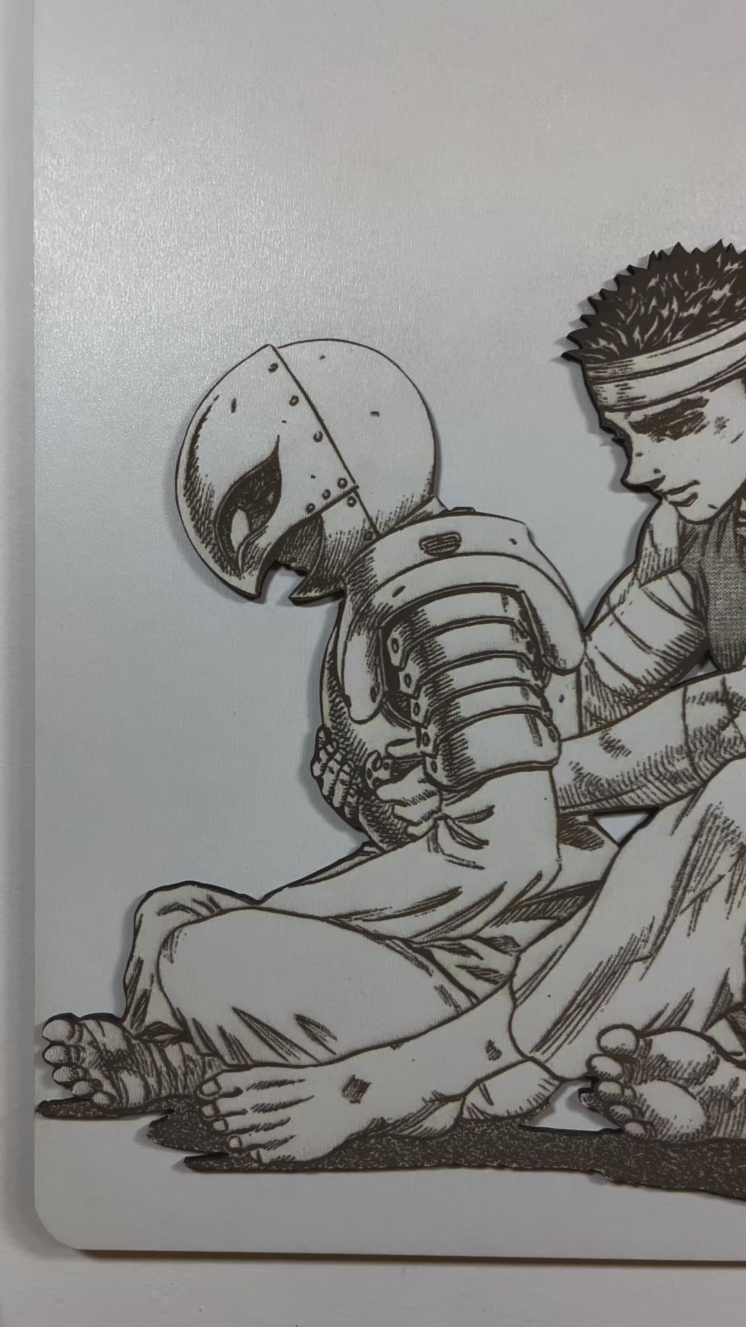 video du Poster BERSERK Guts équipant Griffith de son armure