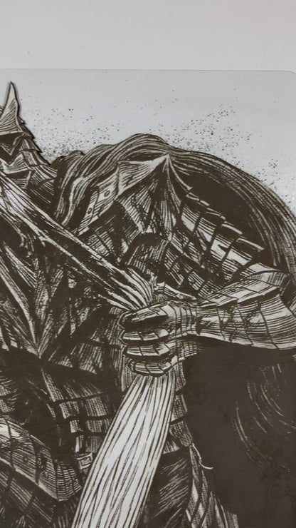Poster BERSERK: Guts avec l'armure du Berserker