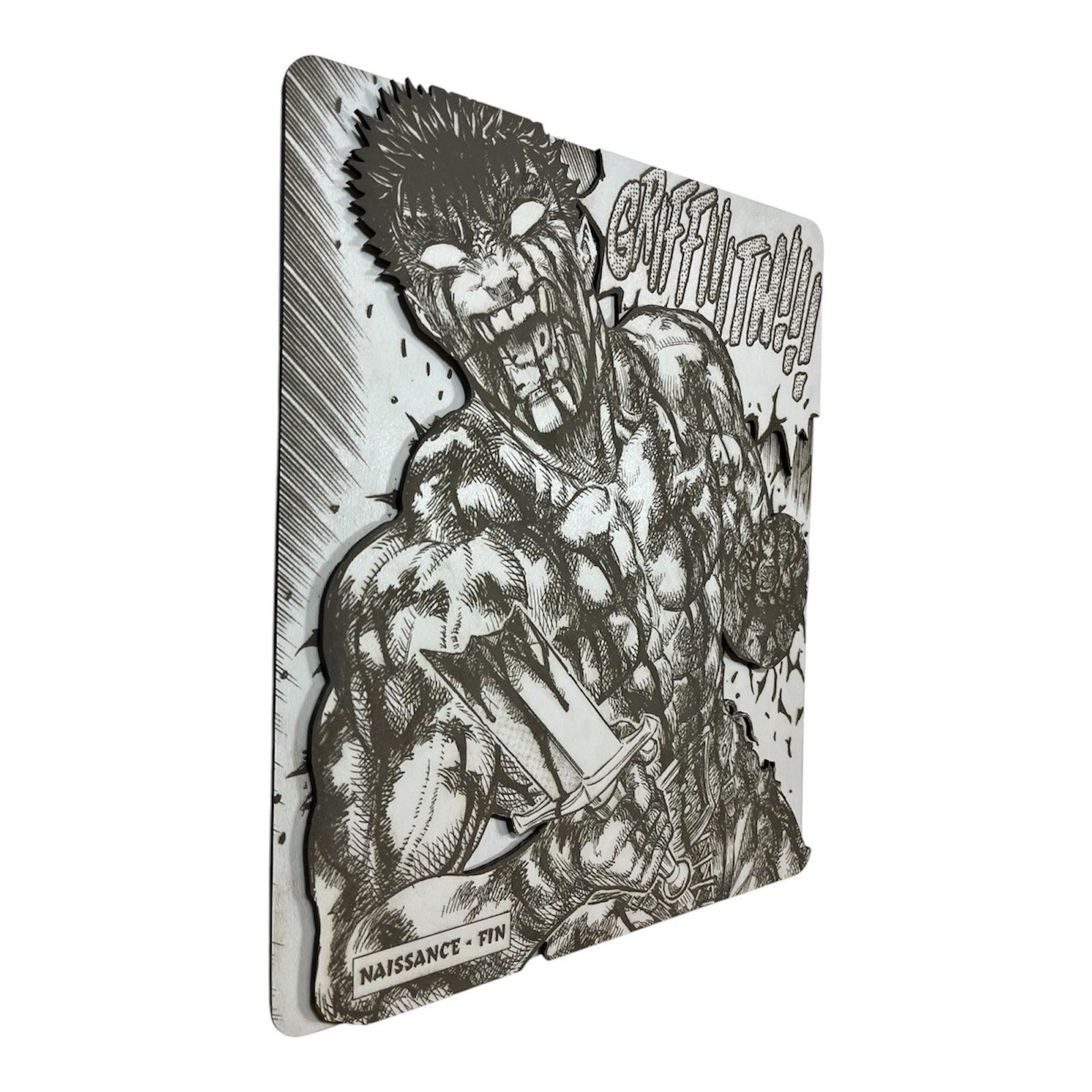 tableau BERSERK Guts enragé