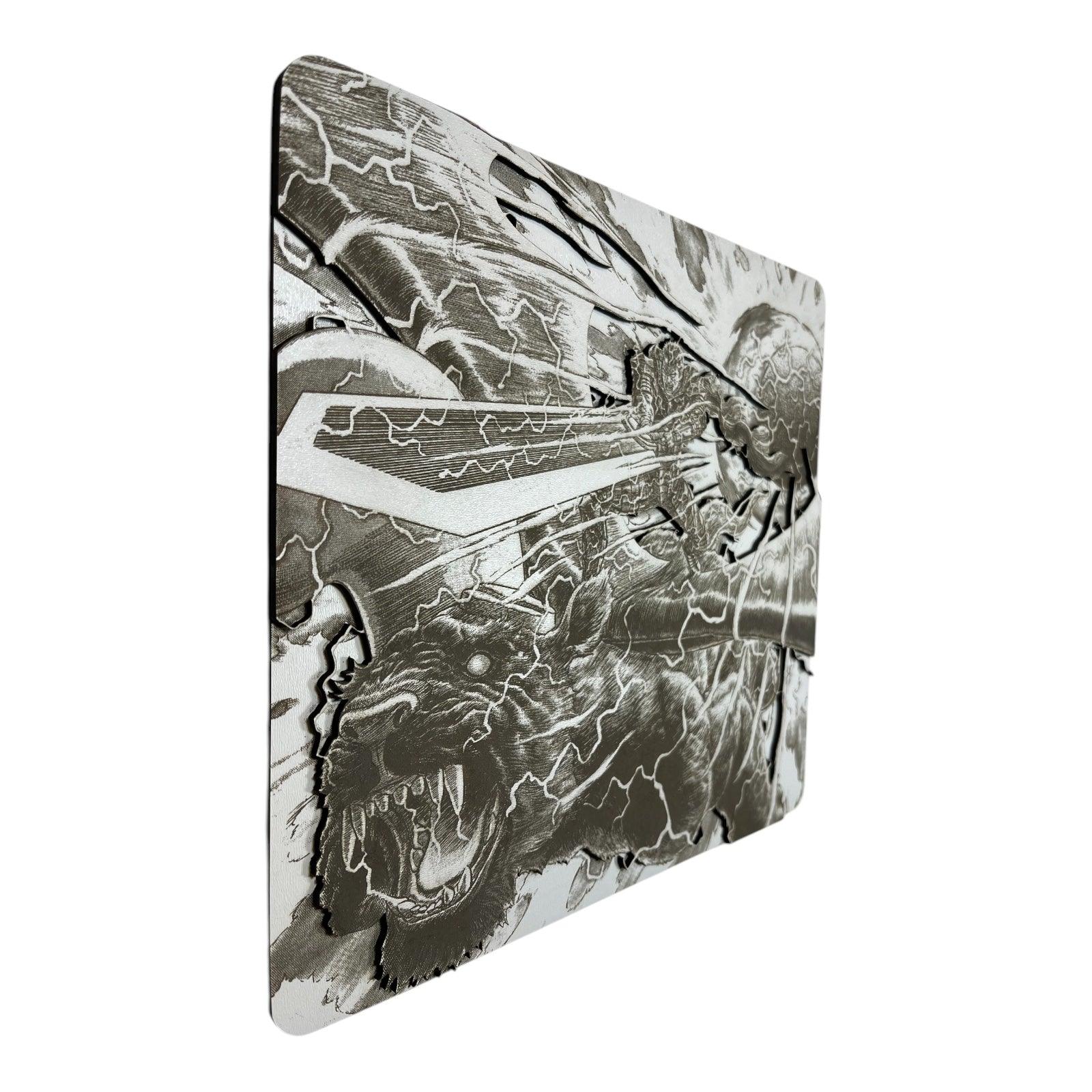 tableau BERSERK Guts sur le dos de Zodd